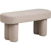 Bankje Zand Stof - 95x45x36cm - Weston