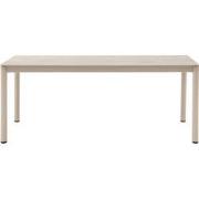 Eettafel Rechthoek Zand - 200x90x74cm - Alcudia