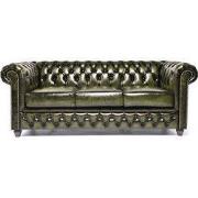 Chesterfield Eco Leather Line - Olive 3-zits