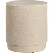 Poef Rosin - Beige - Ø40x45cm