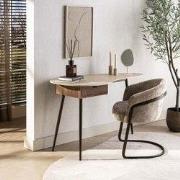 Kaptafel Borea 1 Lade Keramiek Travertine