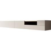 Meubella - Lavar - TV-meubel - Wit/Eiken - 269x41x32 cm