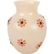 Clayre & Eef Vaas Ø 13x16 cm Geel Glas