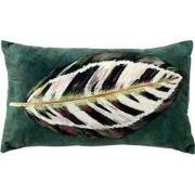 ARLO - Kussenhoes 30x50 cm - bladprint - Greener Pastures - groen