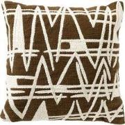 PEPE - kussenhoes 45x45 cm - 100% katoen - geweven print - Military Ol...