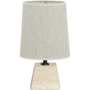 Tafellamp Kardan/Breska - Zand/Wit - 21x17,5x42cm