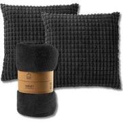 VOORDEELSET - 3-delig - Rome & Harvey - 2 sierkussens 45x45 cm - 1 pla...