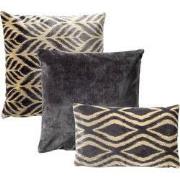 KUSSENSET | 3-delig | Celeste Signature | antraciet | Hoii | inclusief...