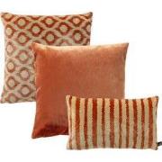 KUSSENSET | 3-delig | Celeste Design | oranje | Hoii | inclusief veren...