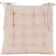 Stoelkussen 38x38 cm Ivoor