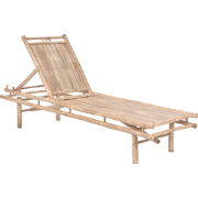 SULMONA - Ligstoel - Lichtbruin - Bamboehout