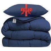 Avenue – Dekbed zonder overtrek 140x200 cm Blauw + Hoofdkussen 60x70 c...