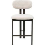 Barkruk Beige/Brons - Noor - Set van 2