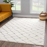 Vloerkleed Focus Madrid - Hoogpolig - Fluffy  - Scandinavisch - Creme-...