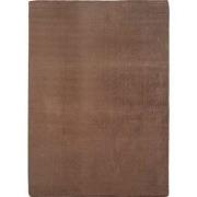 JOY Effen Soft Vloerkleed – 100% Polyester – Anti-Slip - Bruin- 80x150...