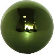 Deco Heksenbol Groen Glans Roestvrij Staal 15 cm