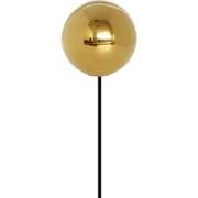 Deco Heksenbol op Stok Goud Roestvrij Staal dia. 10x110 cm