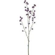 Berry cluster spray paars 116 cm kunsttak