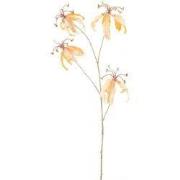 Gloriosa lily spray ardesio geel 85 cm kunstbloem