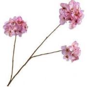 Hortensia roze 85 cm kunstbloem