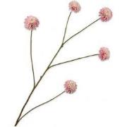 Dahlia roze/creme 90 cm kunstbloem