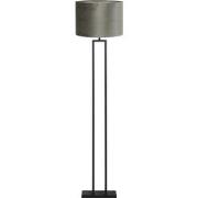 Vloerlamp Shiva/Velours - Zwart/Zwart - Ø40x170cm