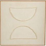 Mica Decorations Wanddecoratie - Wandpaneel Abstracte Kunst 60 x 60 x ...