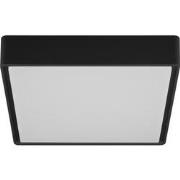 GOA plafonnier vierkant zwart SMD LED 1350Lm 11,5W IP65