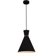 KONO pendel Ã˜39,5 E27 zwart/wit