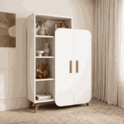 Boekenkast Form Wit Melamine 90x132x32 cm