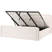 VIVIERS - Bed opbergruimte - Gebroken wit - 180 x 200 cm - Polyester