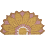 AROLIK - Deurmat - Geel - 45 x 75 cm - Kokos