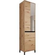 Meubella - Alessa - Halkast met 2 deuren - Eiken