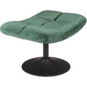 DUTCHBONE Hocker Bar Velvet Green