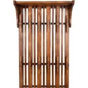 DUTCHBONE Wall Coat Rack Shelf Jakub Walnut