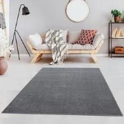 Liam Effen Lichtgrijs vloerkleed - - 200 X 290 CM