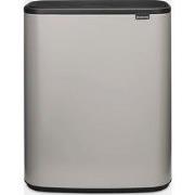 Bo Touch Bin, met 1 binnenemmer, 60 liter - Soft Grey