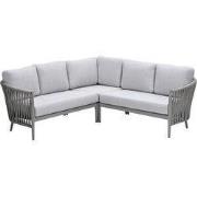 Garden Impressions Devin loungeset hoek 3-delig - taupe