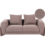 VINLIDEN - Tweezitsbank - Bruin - Bouclé