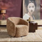 Starfurn - Fauteuil Yara - Beige - 83x85x80 cm