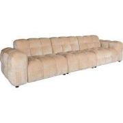 DUTCHBONE Sofa Hackman 4,5-Seater Velours Beige