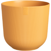 Jazz rond 14 amber geel bloempot