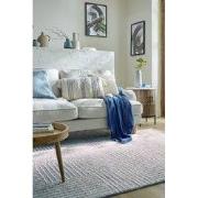 Laagpolig Vloerkleed Check Blue - Abstract - Blauw - 200 x 290 cm