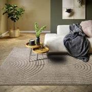 Japandi vloerkleed laagpolig - New York Design - Panglao Taupe - 200x2...