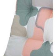 Kussen hoog ca. 123x50 cm Grafi salmone (4 stuks)