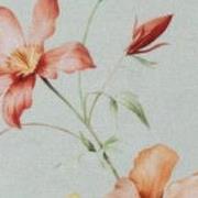 Sierkussen met paspel ca. 50x50 cm Florina orange (4 stuks)