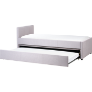 MARMANDE - Onderschuifbed - Lichtgrijs - 90 x 200 cm - Polyester