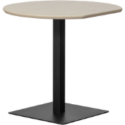 WOOOD Bistro Vierkante Buisvoet - Metaal - Zwart - 72x50x50