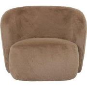 PTMD Aphrodite Mocca Fauteuil Fur