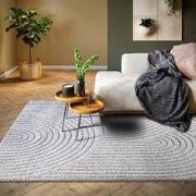 Elle Decoration New York Japandi Vloerkleed  Grijs- 80x120 CM